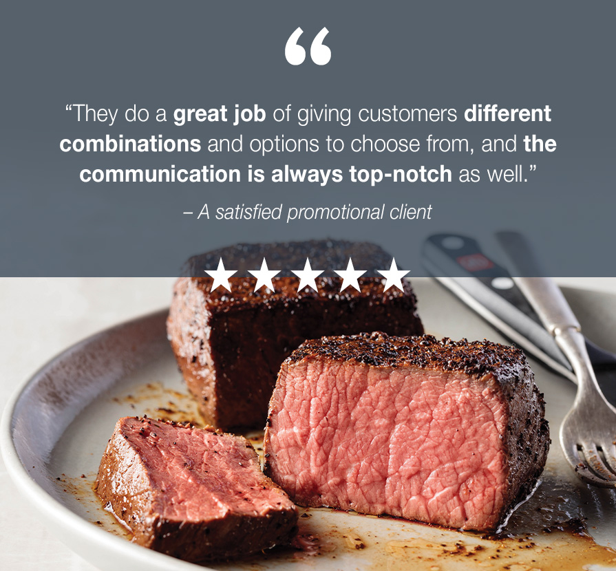 "They do a great job of giving customers different combinations and options to choose from, and the communication is always top-notch as well"